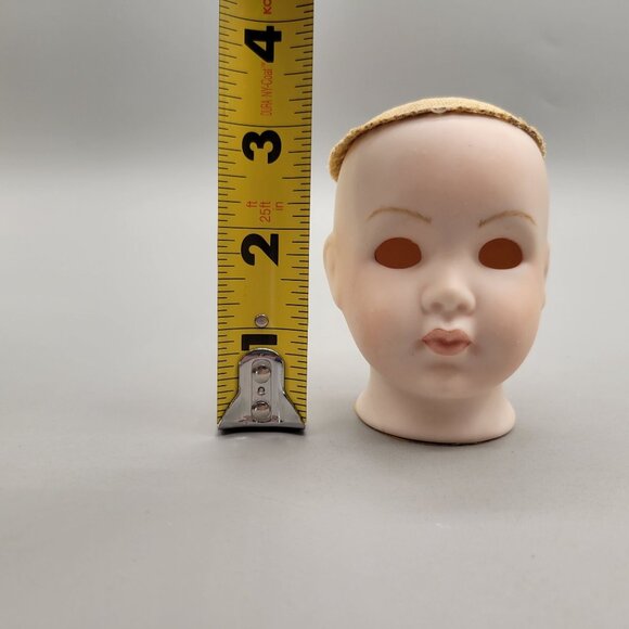 Vintage Porcelain Bisque Doll Head Reproduction Grace C Rockwell Doll Part - Picture 10 of 10